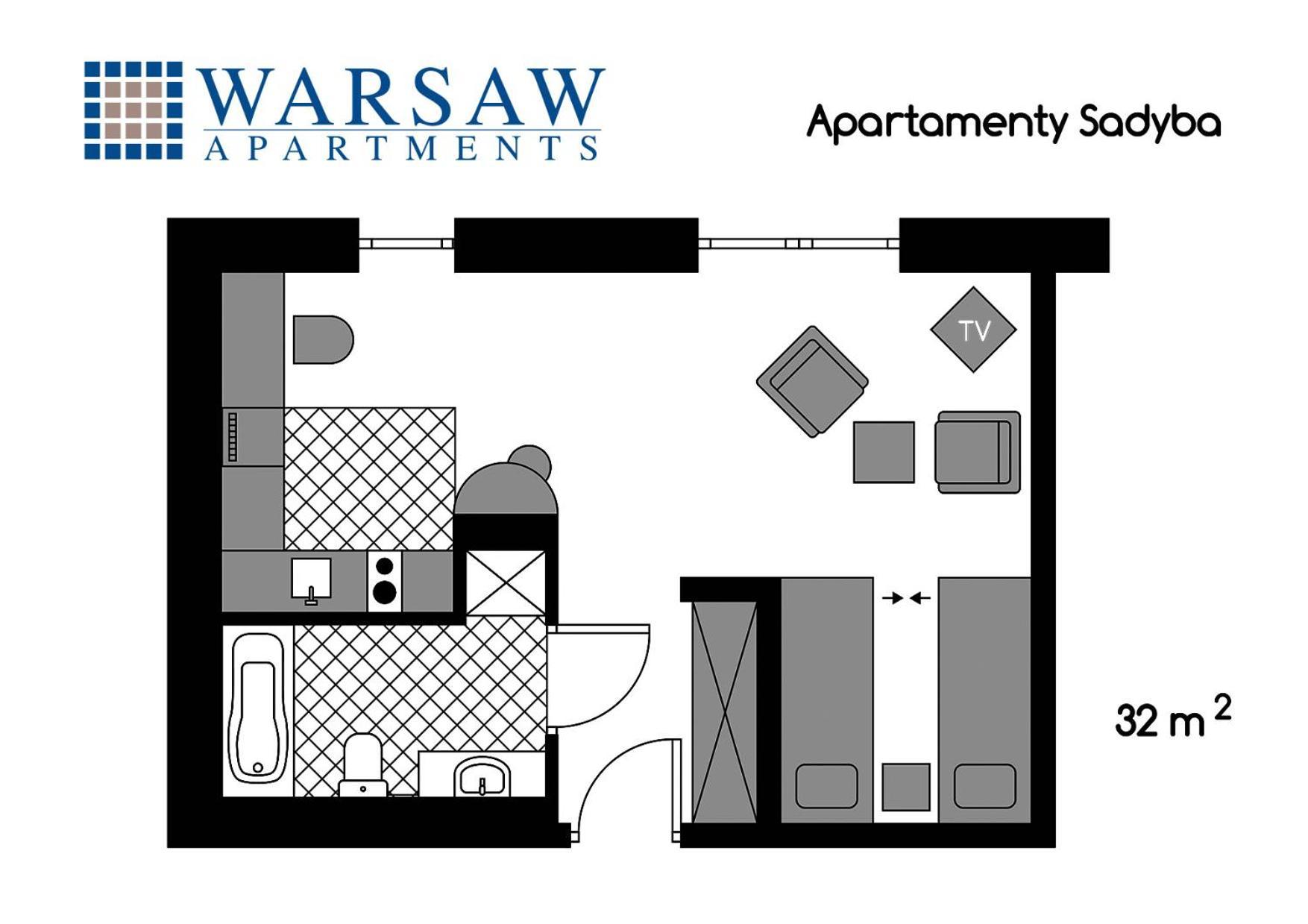 Warsaw Apartments - Apartamenty Sadyba Esterno foto